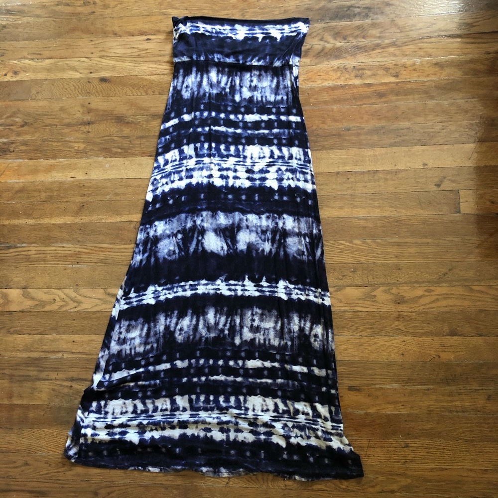 Tie dye maxi skirt